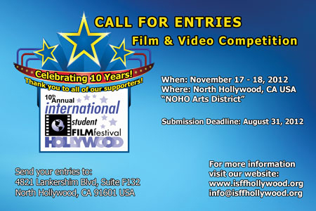 ISFFH 2012 Call for Entries!